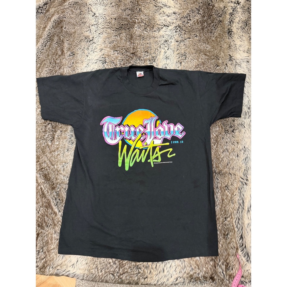 Vintage Fruit of the Loom True Love Waits Shirt XL Single Stitch 80's/90's USA